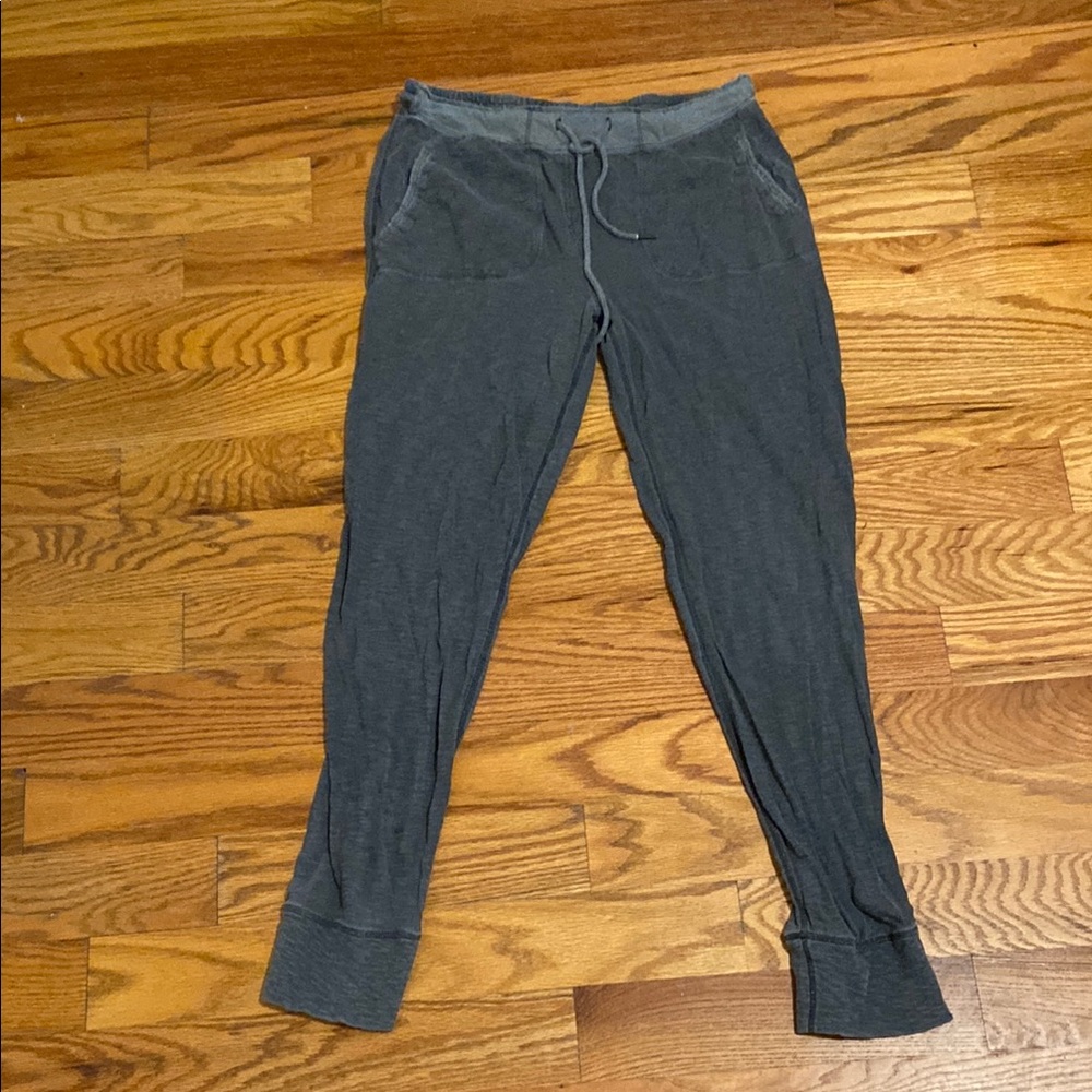 Anthropologie Slate Gray Jogger Track Pants